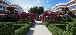 Olea offers a picturesque landscape even inside of the development.