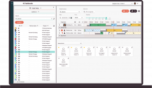 Fieldcode software screenshot of dispatch technician management view