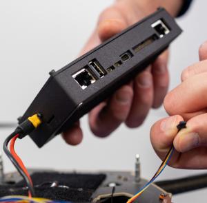 Pictured here is AutonomyLock's secure hardware to rapidly deploy new secure software packages created in the integrated development environment.