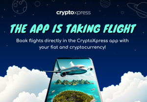 CryptoXpress app now has flight booking with fiat and crypto