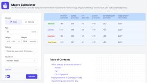 Macro Calculator