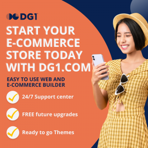 Start Your Online Shop With DG1.com AI platform