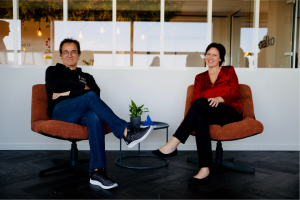 Francis Martens and Hilde Van Brempt, Exalate co-founders