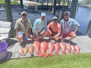 Red snapper pensacola hot spots charters