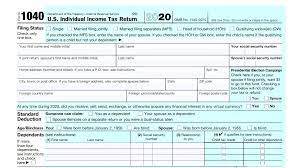 Printable IRS 1040 Tax Forms