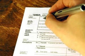 IRS 1040A Tax Form Schedule