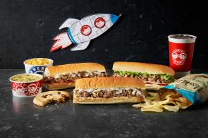 New Erbert and Gerbert's Cheesesteak Sandwiches, here for a limited time.