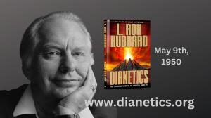 L. Ron Hubbard, author of Dianetics, published on May 9th 1950