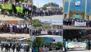 Retirees and pensioners of Iran’s telecom industry took to the streets in large numbers on Monday in yet another wave of protests over economic woes. Over ten cities, were scenes of large organized protests by retirees who are demanding higher pensions.