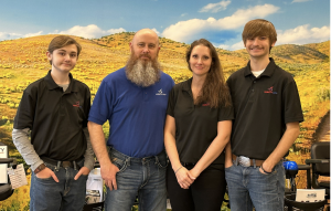 Owners Gregg and Kristy Welte with their sons Ryan and Regan