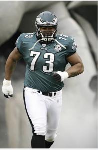 Philadelphia Eagles all pro offensive lineman Shawn Andrews