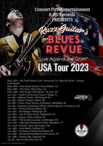 Ruzz Guitar’s Blues Revue kick off  ” Live! Against the Grain USA Tour 2023″