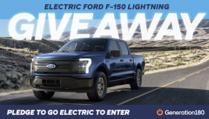 Electric Ford F-150 Lightning truck