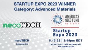 SBA Announces necoTECH to Present at 2nd Annual Startup Expo