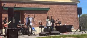 Kadak Chai Band playing at 2023 Bedford MA Holi Event