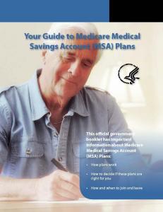 Medicare guide to MSA