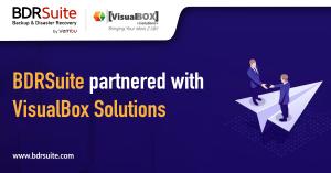 BDRSuite partnered with VisualBox Solutions