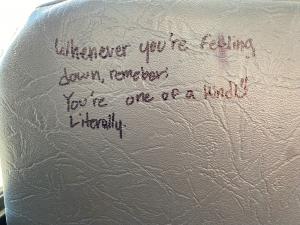 Graffiti Bus - Seat
