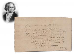 Items signed by Beethoven, John Adams, “Stonewall” Jackson, others are in University Archives’ May 31st online auction
