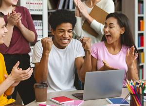 Student excited about winning scholarship