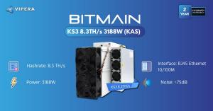 Bitmain Antminer KS3 8.3TH/s 3188W (KAS)