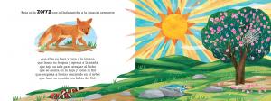 A sample page from This Is the Sun / Este es el Sol