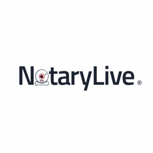 NotaryLive spelled out with mascot as the "o"