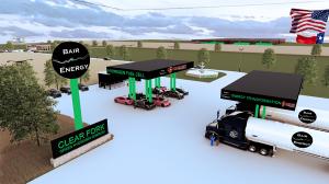 A rendering of Bair Energy's proposed Texas facility.