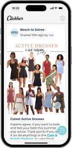 Clickher Curator Val loves this summer’s active dresses fashion trend and discovered Blogger Lake Shore Lady’s take on the Cutest Active Dresses for women.