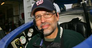 Dr. David E. Guggenheim preparing for launch in the DeepWorker submarine