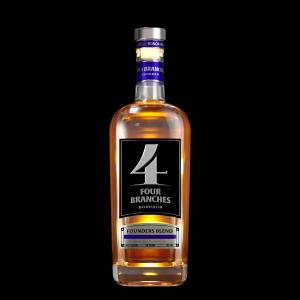 Photo of Four Branches Bourbon - Founders Blend Bottle Shot Black