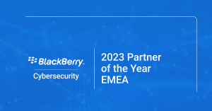 BlackBerry Cybersecurity 2023 Partner of the Year EMEA