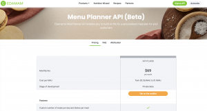 The Meal Planner API leverages Edamam’s proprietary technology and a database of over 5 million recipes that have been nutritionally analyzed and tagged by the company for every nutrient, allergen, diet, and chronic condition, as well as meal type, dish t