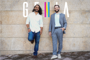 CEO Felipe Castro Quiles and President Jean García Periche, standing together, symbolizing collaborative leadership driving inclusive development through AI-powered strategies.