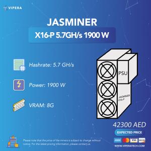 Vipera's Jasminer X16-P Signals a Groundbreaking Era in Cryptomining as Pre-orders Skyrocket