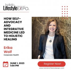 In June, Erika will take the stage at the highly anticipated Holistic Lifestyle Conference and Expo in Orlando, Florida.