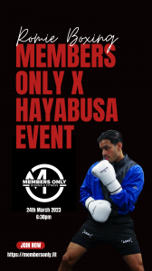 Celebrity Boxer Romie Dalal Hosts HAYABUSA event