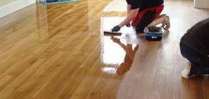 Wood floors can be brought back to life with a buff and coat job