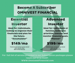 Omnivest Financial Subscription Services For Individuals - www.OmnivestFinancial.Com