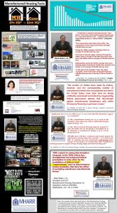 Manufactured Housing Facts Provided by the Manufactured Housing Association for Regulatory Reform (MHARR) infographic is designed to debunk several common manufactured housing myths at a glance. The quotes on the right hand side of the graphic from CEO Mark Wiess.