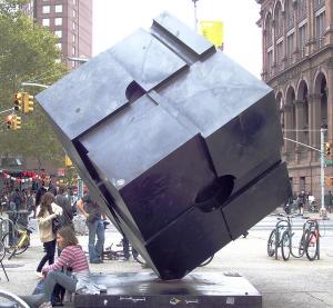 Tony Rosenthal's Astor Place Cube