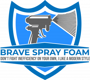 Spray foam insultation after installation by Brave Spray Foam LLC