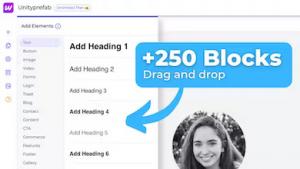 Drag and drop blocks