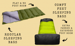 Zenith Trek Comfy Feet Sleeping Bag