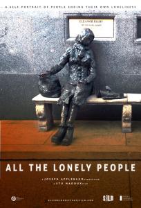 The poster for the film All The Lonely People from The Clowder Group