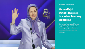 In 1987 (NCRI) adopted a plan for the rights and freedoms of women in Iran. In March 2010, Maryam Rajavi presented the perspectives of the Iranian Resistance in this respect during a meeting held at the European Parliament titled “Women Pioneer Democratic Change. 