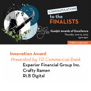 Experior Financial Group Inc. Nominated for Innovation Award - Guelph Chamber of Commerce