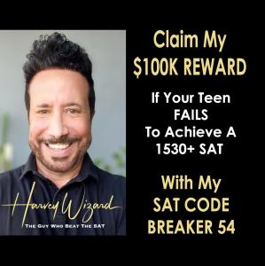 Harvey Wizard $100 SAT Reward