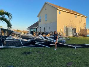 Damaged structure
