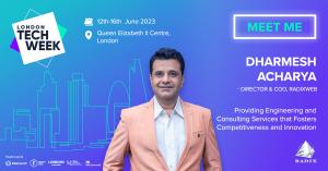 Meet the Futuristic Tech Leader and COO of Radixweb, Dharmesh Acharya at London Tech Week 2023